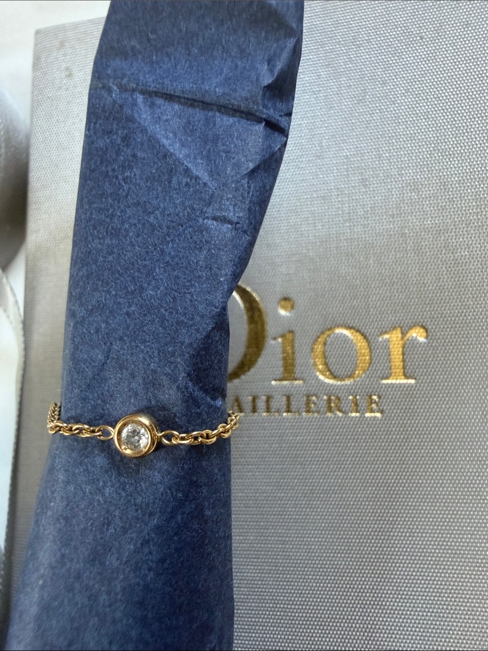 Dior 18k gold oui ring